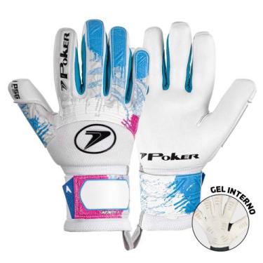 Imagem de Luva de Goleiro Profissional Poker Infinity II com Gel Antideslizante,