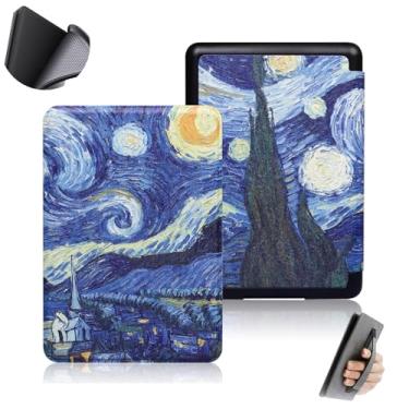 Imagem de GUKSRASO Capa para 6" Kindle 11ª Geração (2024/2022, Modelo: C2V2L3/RS23CV) - Material TPU à Prova D'água com Suspensão Automática, Alça de Mão