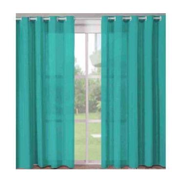 Imagem de Cortina roma 200x140 sala quarto escritório decoração parede verde agu