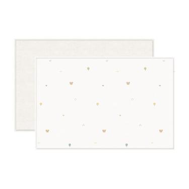 Imagem de Tapete de Atividades Dupla Face Infantil Parklon PVC Premium Cocobear & Sage Beige 210cm x 140cm x 1,5cm