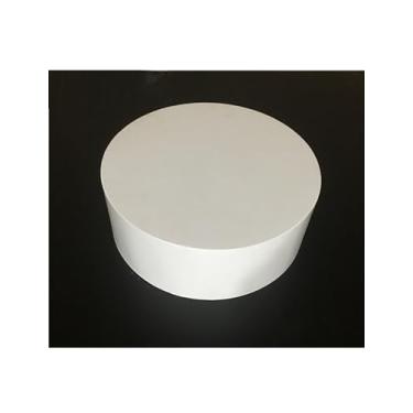 Imagem de Suporte de exibição de manequim redondo para lojas e eventos nupciais, plataforma de elevação de base cilíndrica, preto 79 x 10 cm, ideal para exposições de anime e decorações de festas