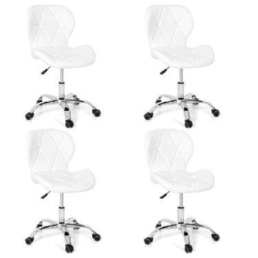 Imagem de Kit 4 Cadeiras Office Eiffel Slim Ajustável Oficial