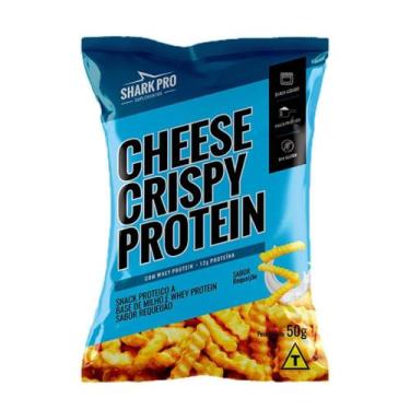 Imagem de Snack proteico salgadinho e whey protein sabor requeijão 50g - SHARK P