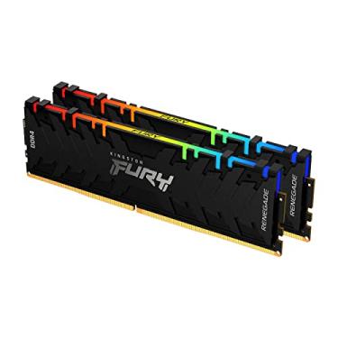 Imagem de KF436C18RBAK2/64 - Kit de memórias de 64GB (2 x 32GB) DIMM DDR4 3600Mhz FURY Renagade RGB 1,35V 2Rx8 288 pinos para desktop/gamers