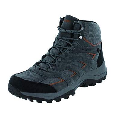 Imagem de Tênis de caminhada masculino impermeável Gresham Northside, Charcoal/Orange, 8.5 Wide