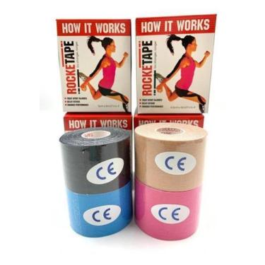 Imagem de 4 Fita Cinesiologia Muscular Fisioterapia Kinesio Tape - Gonzattoimpor