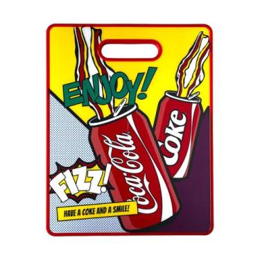 Imagem de Tábua Coca-Cola De Corte Para Churrasco Higiênica 38x30cm - HAUSKRAFT,