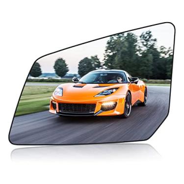 Imagem de Hurotoms Vidro de espelhos laterais do motorista para GMC Acadia / Saturn Outlook / Chevrolet Traverse 2007-2016 Espelho de reboque retrovisor aquecido com placa de suporte de substituição para 15951926 33223 25990002 GM1324124