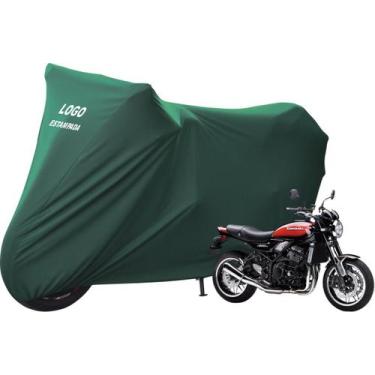 Imagem de Capa De Tecido Para Cobrir Moto Kawasaki Z 900 RS - Mz, Verde