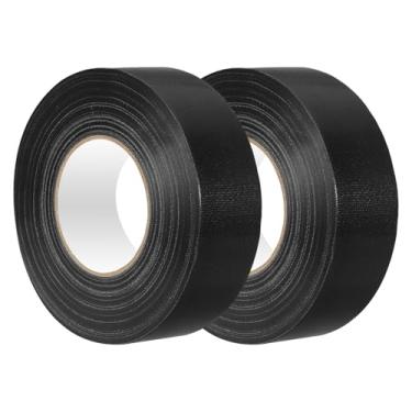 Imagem de PATIKIL Fita para quadra Pickleball 5 cm x 72 m, 2 peças Kit de marcação de quadra de pickleball para quadra de badminton de vôlei de tênis interno/externo, preta