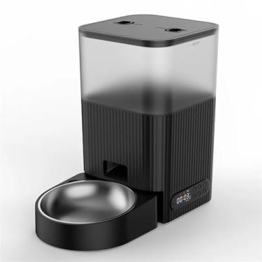Imagem de Alimentador automático para animais de estimação Gato Controle Remoto Tempo Quantitativo Comida para cães e gatos Alimentação automática de grande capacidade(Key 2)