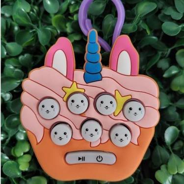 Imagem de Mini Console POP IT Brinquedo Infantil Jogos Chaveiro - SMB, Unicórnio