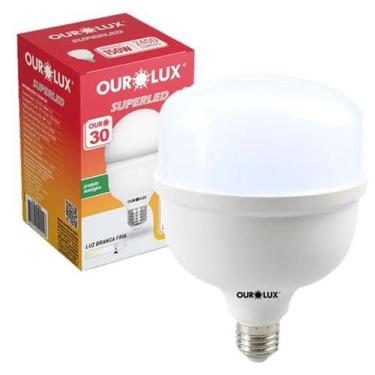 Imagem de Kit 2 Lampada Led Bulbo 30w Luz Branca 6500k Alta Potencia E27 - Ourol