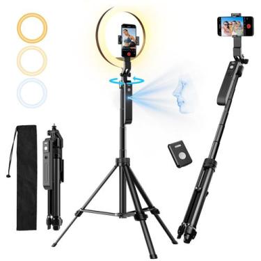Imagem de Tripé de rastreamento facial YaYusi com rotação de 360 com luz de 10 a