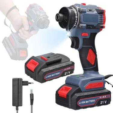 Imagem de Chave de fenda elétrica multifuncional de 21 V, motor sem escova com torque de 55 Nm, chave de fenda prática para eletrodomésticos, instalação de móveis e reparo de eletrônicos automotivos