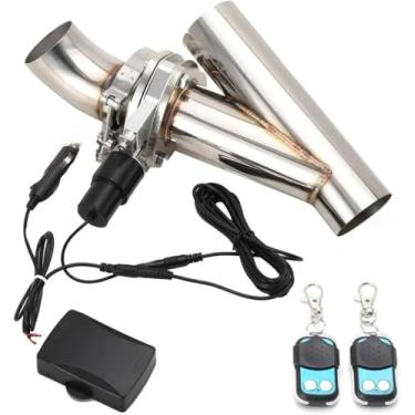 Imagem de Válvula De Escape Elétrica Universal 2.5 Polegadas Válvula De Corte De Escape Sistema De Downpipe Controle Remoto
