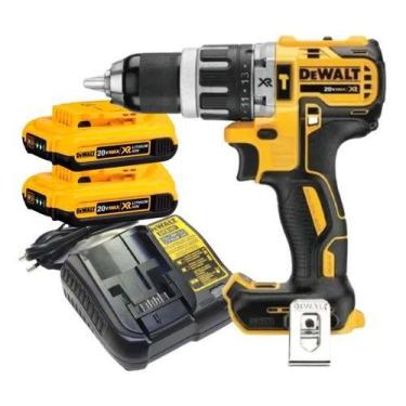 Imagem de Furadeira Dewalt Dcd796 20v + 2 Baterias 2ah Xr + Carregador, Bivolt