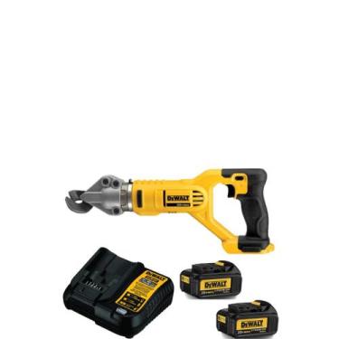 Imagem de Tesoura Eletrica Chapa 2 Bateria 20V 3AH Dcs496b Dewalt Bivolt