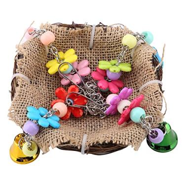 Imagem de Zerodis Toy de Ninho de Pássaro de Ratán Seguro Com Sinos e Balanço, Brinquedo Multifuncional de Papagaio e Ninho Confortável, Adequado para pássaros. (S)