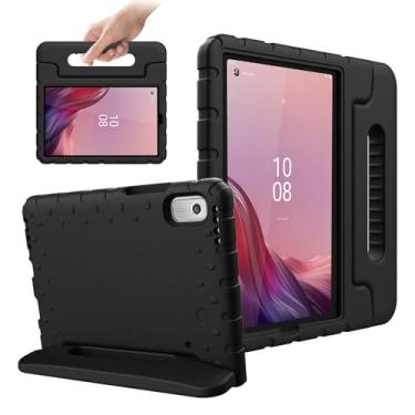 Imagem de BILLISGOVA Capa para Lenovo Tab M9, nova capa infantil resistente com suporte de alça conversível para Lenovo Tab M9 22,0 polegadas 2023, preta
