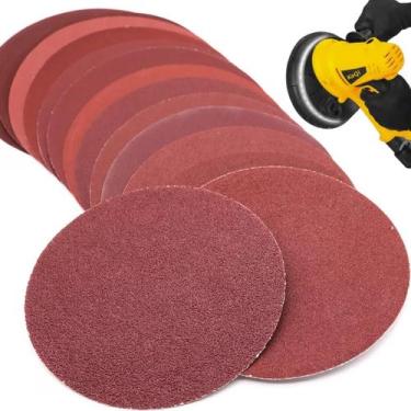 Imagem de 10 X Lixas Disco Grão Liso 225mm 9 Polegadas Lixadeira Politriz KaQi