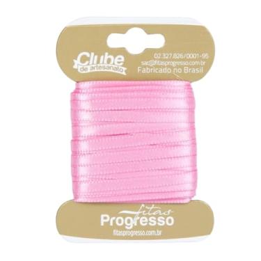 Imagem de FITA CETIM DUPLO T900/000 4 mm COR 240 ROSA ESCURO CTL 10 metros