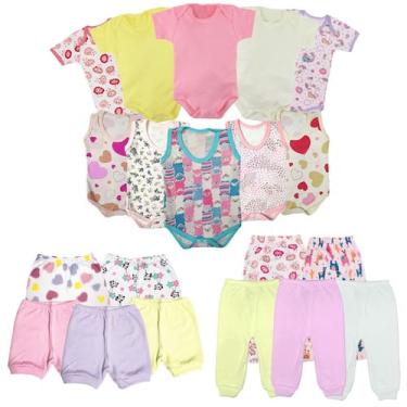Imagem de Kit Roupinhas de Bebê 20 Pçs Body Mijão Short Enxoval Verão - Koala Ba