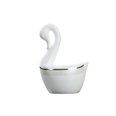 Imagem de Utensílios de mesa personalizados domésticos de cerâmica para restaurantes de lazer criativos - 1 cisne