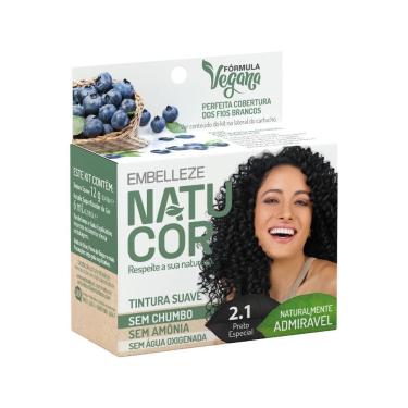Imagem de Tintura Pó Natucor Embelleze Mirtilo Preto Especial 2.1