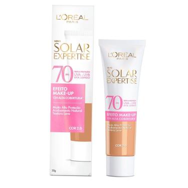Imagem de Protetor Solar L`Oréal Paris Solar Expertise Efeito Make Up FPS70 Cor 2.0 30g