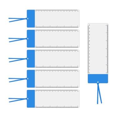 Imagem de RHCXCYTJ Régua De Marcador, Lupa, Vidro Com 6 Peças, 3X Para Leitura Fontes Pequenas, Mapas E Livros (6)