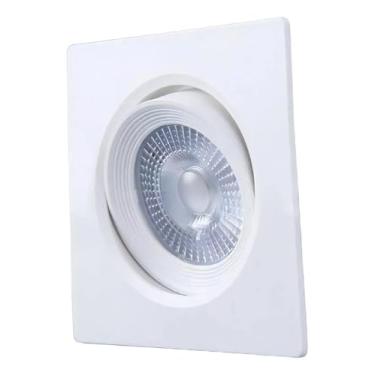 Imagem de Smart Spot Direcionável Quadrado CCT Dimerizável, Compatível com Alexa, Marca Gaya, Branco