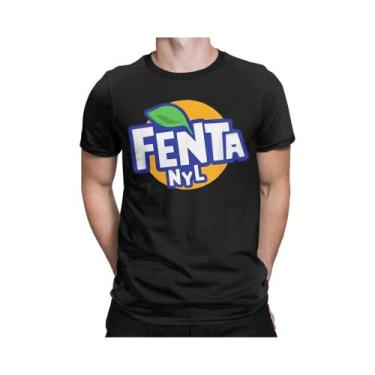 Imagem de Camiseta Masculina Estampada De Algodão Puro Com Gola Redonda E Manga 