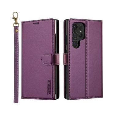 Imagem de Capa De Couro Magnética Samsung Galaxy Para S26 S25 Edge S24 Ultra S23