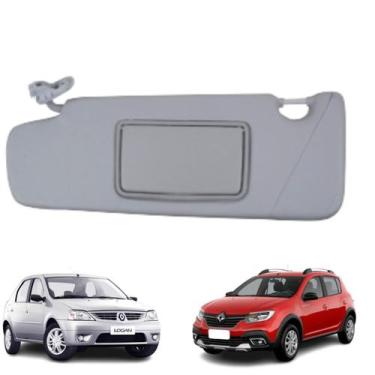 Imagem de Quebra Sol C/ Espelho Logan Sandero - Ld Esquerdo - NEWTEC