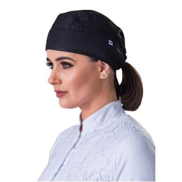 Imagem de Touca tipo Gorro Gabardine Tamanho Único - Namastê, Azul