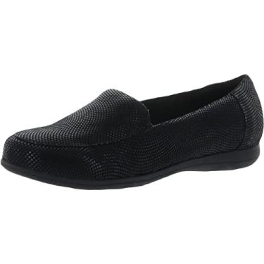 Imagem de Trotters Mocassins Femininos, Couro preto de miniconetas, 9.5 Narrow