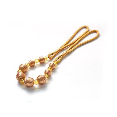 Imagem de Laços de cortina de cristal simples prendedores de cortina simples não perfurados, Borgonha, 2 PCS