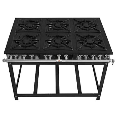 Imagem de Fogão Industrial 6 Bocas Duplas Baixa Pressão Super 40