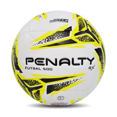 Imagem de Bola De Futsal Penalty Rx 500 Xxiii Branco/amarelo/preto 5213421810-u