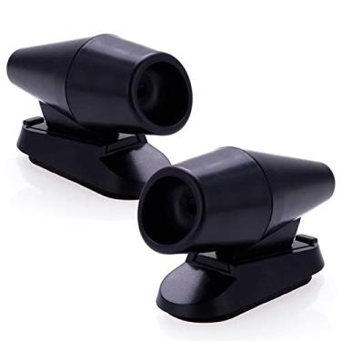 Imagem de CIRCIR Buzina de ar super alto novo 2 peças/par ultrassônico carro cervo animal alerta apitos segurança som alarme trem buzinas kit (cor: preto), CIRCIR9314