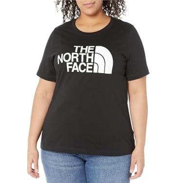 Imagem de THE NORTH FACE Camiseta feminina de manga curta meia cúpula 2 camiseta atlética, Preto, M