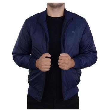 Imagem de Jaqueta Masculina Ogochi Nylon Casual Slim Azul - 027514002-Masculino