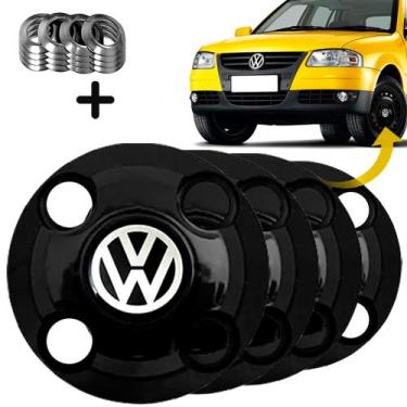Imagem de Jogo Calotinhas Centrais Vw Aro 13 14 15 Gol G3 G4 G5 G6 G7 - GFM