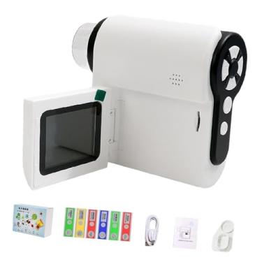 Imagem de menolana Microscópio digital portátil Microscópio científico Imagem Educação Brinquedo Microscópio de bolso para Biologia Profissional Crianças Crianças