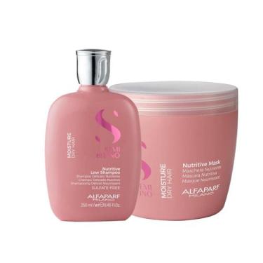 Imagem de Kit Moisture Shampoo 250ml e Máscara 500ml - Alfaparf