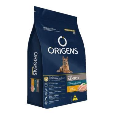 Imagem de Ração Cães Senior Méd. E Grandes Frango Cereais 15kg Origens