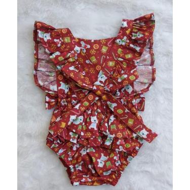 Imagem de Body Infantil De Bebê Temático De Natal Natalino - Só Princesas, 6-12 