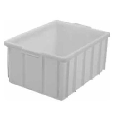 Imagem de Caixa Plástica Organizadora Média 26 Litros 22,5x35x50 Branca - Boliva