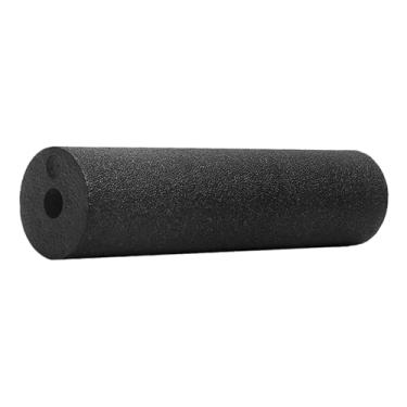 Imagem de Deevoka Coluna de rolo de espuma pescoço relaxante pilates rolo de espuma das mulheres dos homens para treinamento de equilíbrio atleta escritório viagem, Preto